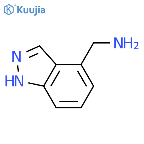 1H-indazol-4-ylmethanamine structure