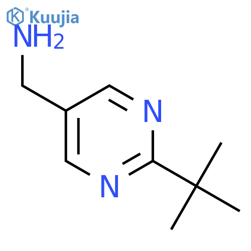 (2-(Tert-butyl)pyrimidin-5-YL)methanamine structure