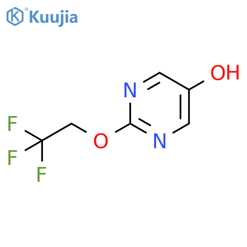 2-(2,2,2-trifluoroethoxy)pyrimidin-5-ol structure
