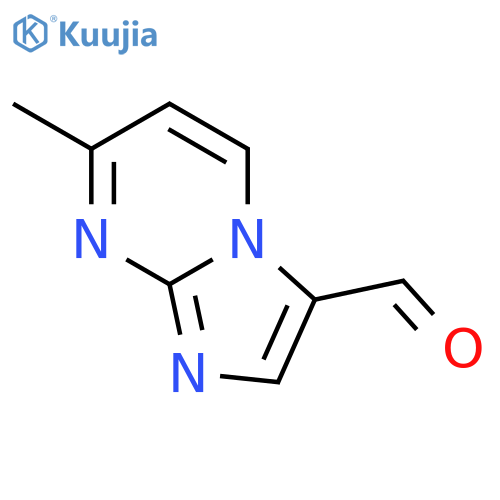 7-methylimidazo[1,2-a]pyrimidine-3-carbaldehyde structure