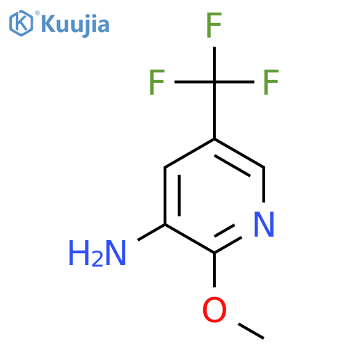 2-Methoxy-5-(trifluoromethyl)pyridin-3-amine structure