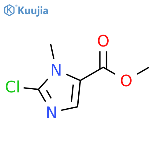 Methyl 2-chloro-1-methyl-1H-imidazole-5-carboxylate structure