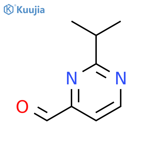 2-(propan-2-yl)pyrimidine-4-carbaldehyde structure