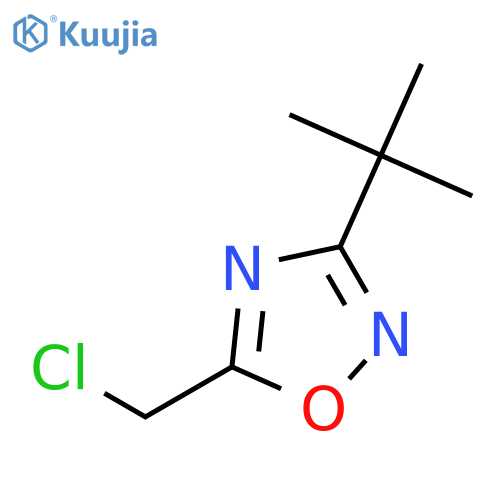 3-tert-Butyl-5-(chloromethyl)-1,2,4-oxadiazole structure