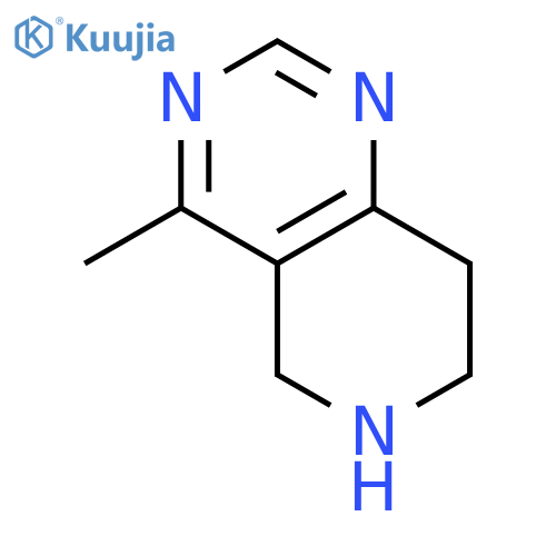 4-methyl-5H,6H,7H,8H-pyrido4,3-dpyrimidine structure