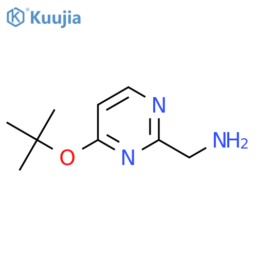 C-(4-Tert-Butoxy-pyrimidin-2-yl)-methylamine structure