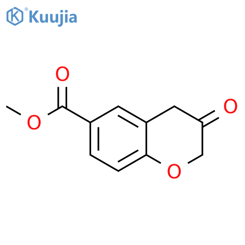 Methyl 3-oxochroman-6-carboxylate structure