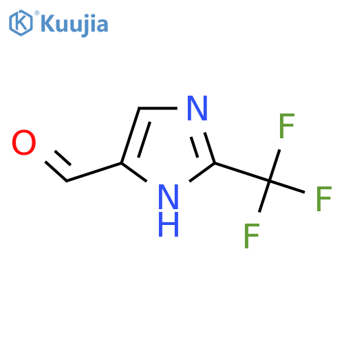 2-(Trifluoromethyl)-1H-imidazole-5-carbaldehyde structure