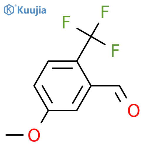 5-Methoxy-2-(trifluoromethyl)benzaldehyde structure