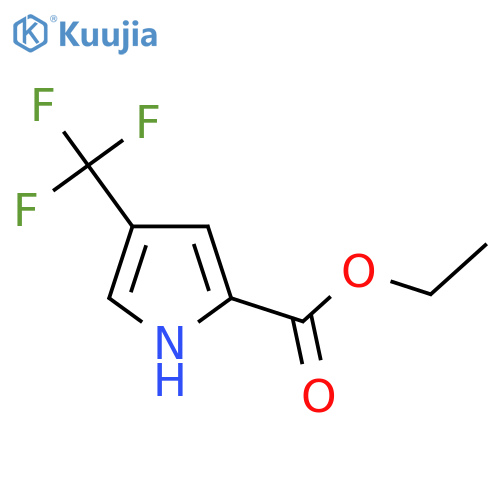 Ethyl 4-(trifluoromethyl)-1H-pyrrole-2-carboxylate structure