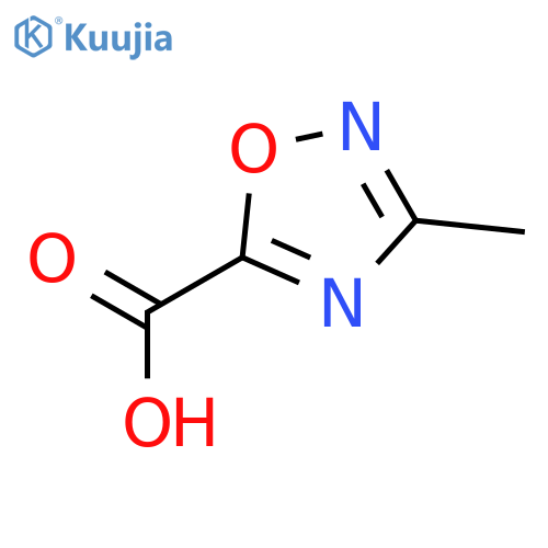 3-METHYL-1,2,4-OXADIAZOLE-5-CARBOXYLIC ACID structure
