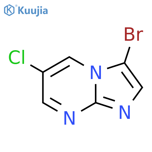 3-Bromo-6-chloroimidazo1,2-apyrimidine structure