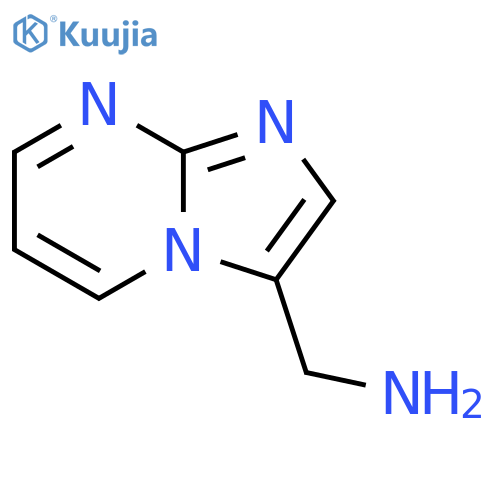 1-{imidazo1,2-apyrimidin-3-yl}methanamine structure
