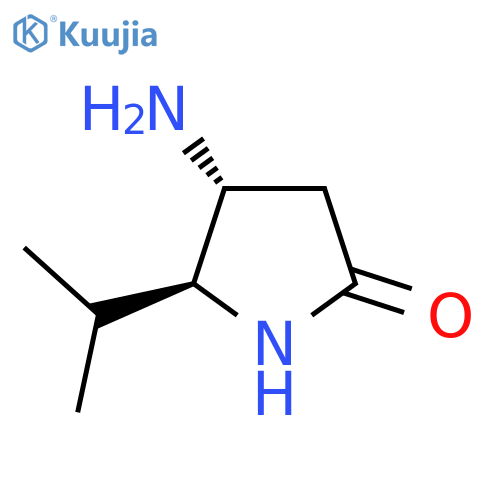 rac-(4R,5S)-4-amino-5-(propan-2-yl)pyrrolidin-2-one structure