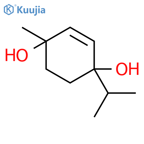 (-)-(1R*,4S*)-1,4-dihydroxy-p-menth-2-ene structure