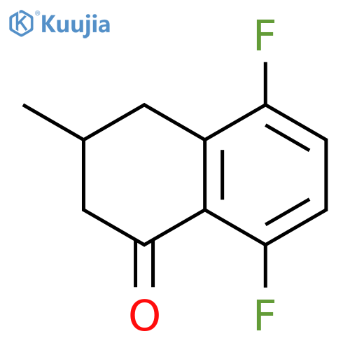5,8-Difluoro-3-methyl-1,2,3,4-tetrahydronaphthalen-1-one structure