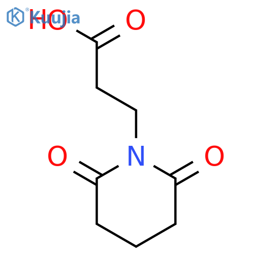 3-(2,6-Dioxopiperidin-1-yl)propanoic Acid structure