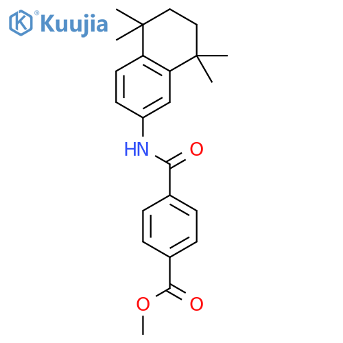 Methyl 4-((5,5,8,8-tetramethyl-5,6,7,8-tetrahydronaphthalen-2-yl)carbamoyl)benzoate structure