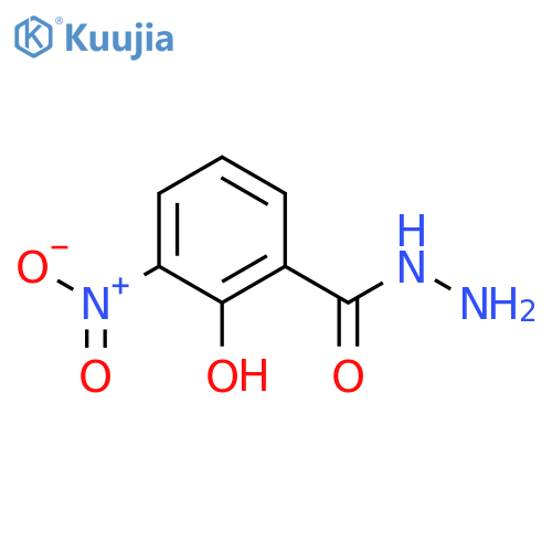 Benzoic acid,2-hydroxy-3-nitro-, hydrazide structure