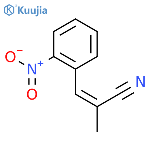 2-Propenenitrile, 2-methyl-3-(2-nitrophenyl)- structure