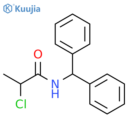 2-Chloro-N-(Diphenylmethyl)Propanamide structure