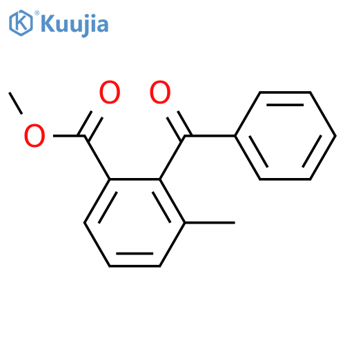 Methyl 2-benzoyl-3-methylbenzoate structure