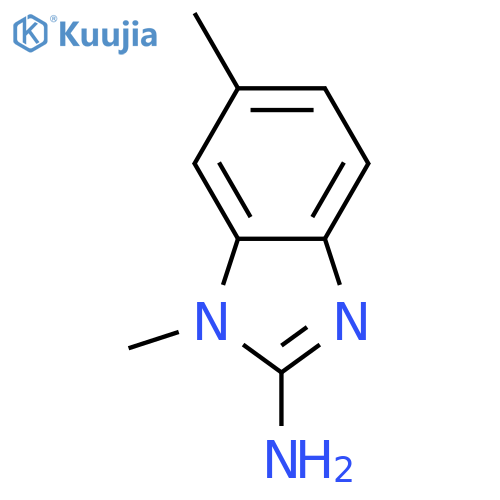 1,6-Dimethyl-1H-benzo[d]imidazol-2-amine structure