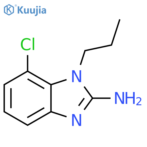 1H-Benzimidazol-2-amine, 7-chloro-1-propyl- structure