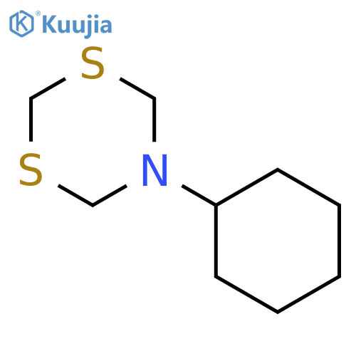5-cyclohexyl-1,3,5-dithiazinane structure
