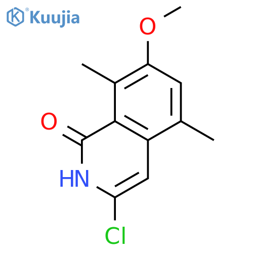 3-chloro-7-methoxy-5,8-dimethyl-1,2-dihydroisoquinolin-1-one structure