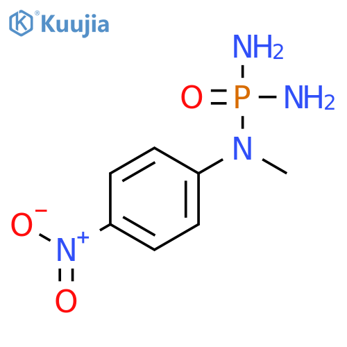 Phosphoric triamide, N-methyl-N-(4-nitrophenyl)- structure