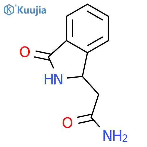 2-(3-Oxo-1,2-dihydroisoindol-1-yl)acetamide structure
