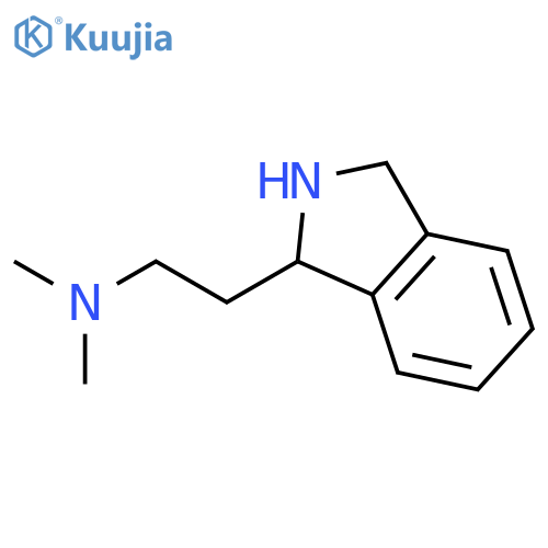2-(isoindolin-1-yl)-N,N-dimethylethan-1-amine structure