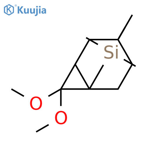 Silane, (7,7-dimethoxy-4-methylbicyclo[4.1.0]hept-1-yl)trimethyl- structure