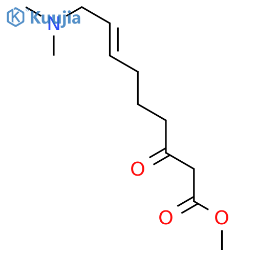 7-Nonenoic acid, 9-(dimethylamino)-3-oxo-, methyl ester, (E)- structure