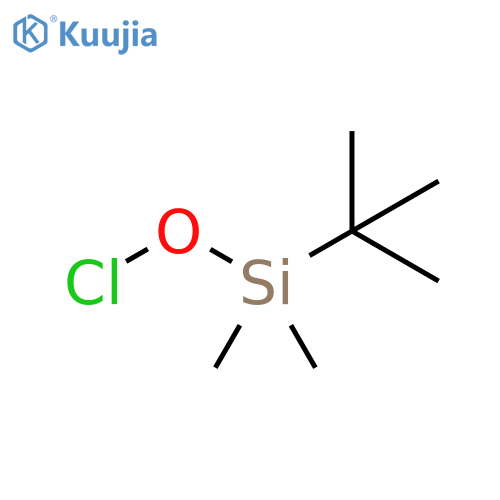 (1,1-Dimethylethyl)dimethylsilyl hypochlorite structure