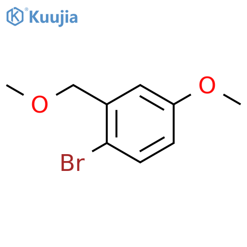 1-Bromo-4-methoxy-2-(methoxymethyl)benzene structure