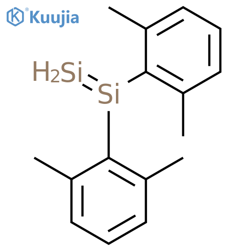 Disilene, 1,1-bis(2,6-dimethylphenyl)- structure