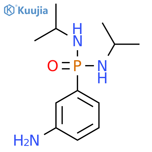 Phosphonic diamide, P-(3-aminophenyl)-N,N'-bis(1-methylethyl)- structure