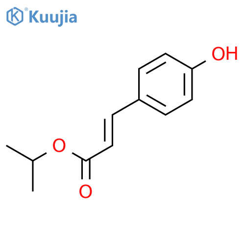 2-Propenoic acid, 3-(4-hydroxyphenyl)-, 1-methylethyl ester structure