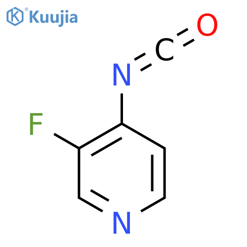 3-fluoro-4-isocyanatopyridine structure