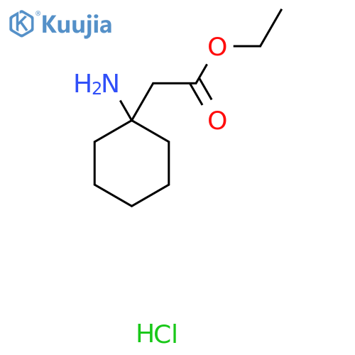Ethyl (1-aminocyclohexyl)acetate hydrochloride structure