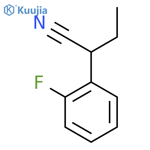 2-(2-Fluorophenyl)butanenitrile structure