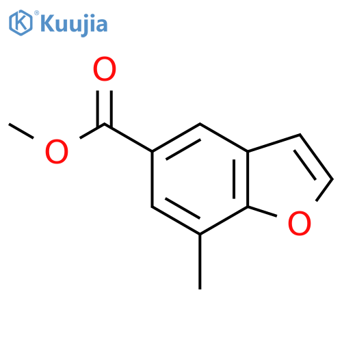 Methyl 7-methyl-1-benzofuran-5-carboxylate structure