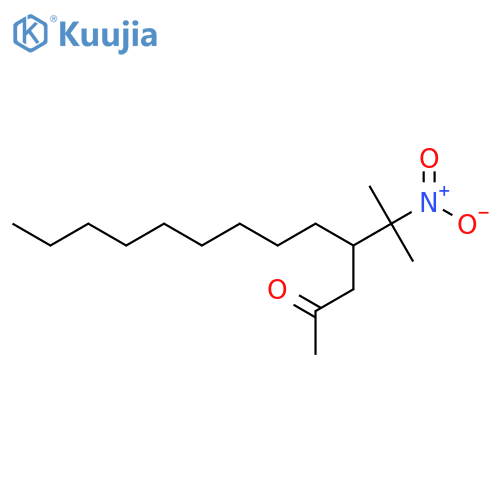 2-Tridecanone, 4-(1-methyl-1-nitroethyl)- structure