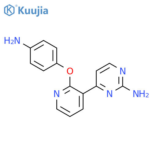 4-(2-(4-Aminophenoxy)pyridin-3-yl)pyrimidin-2-amine structure