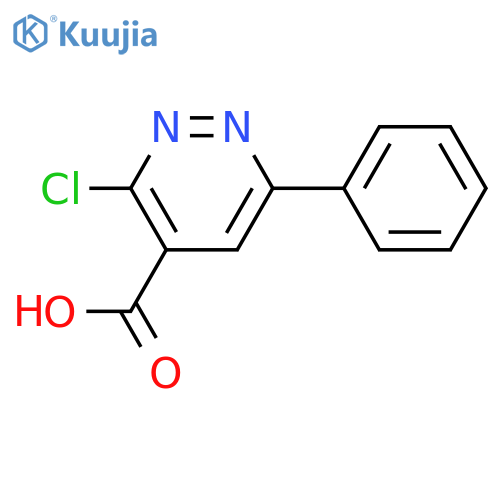 3-chloro-6-phenylpyridazine-4-carboxylic acid structure