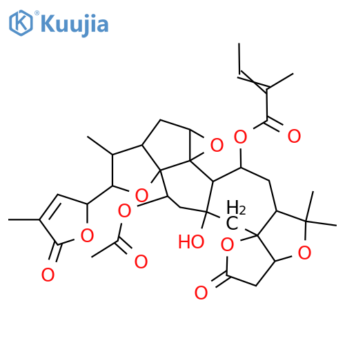 Kadcoccilactone J; 7-Angeloyl, 12-Ac structure
