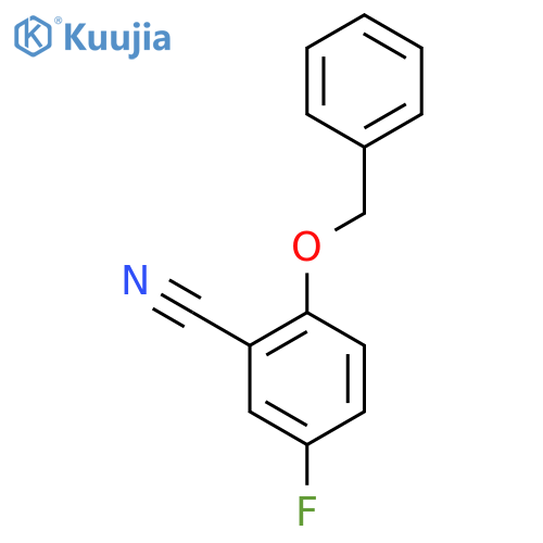 2-(Benzyloxy)-5-fluorobenzonitrile structure