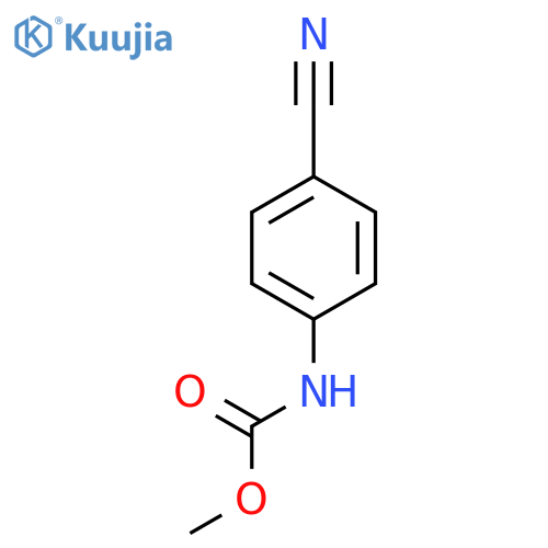 Carbamic acid, (4-cyanophenyl)-, methyl ester structure